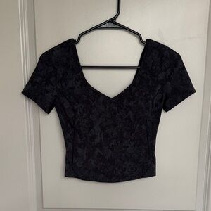 NWOT Lululemon Align Short Sleeve V-Neck Top